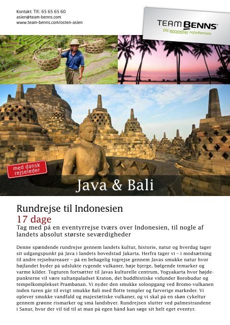 Java & Bali - Team Benns
