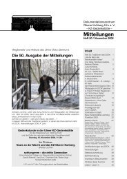 Mitteilungen - Dokumentationszentrum Oberer Kuhberg e. V. - Telebus