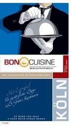 BON CUISINE Menü-Gutscheinbuch als PDF Datei - Business-on