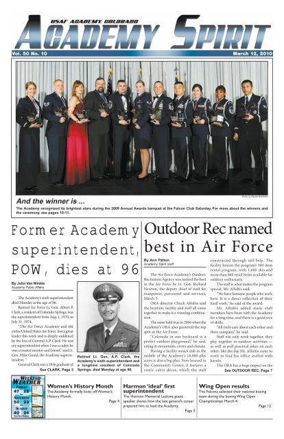 Outdoor Rec named best in Air Force - United States Air Force