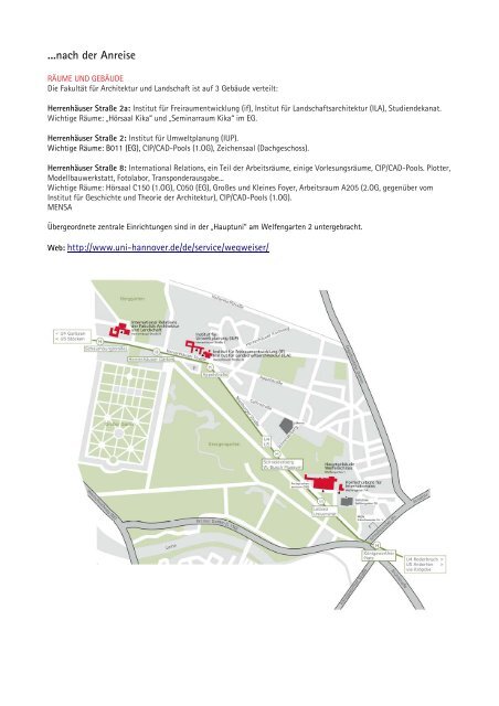 Landschaftsarchitektur und Umweltplanung - Fakultät für Architektur ...