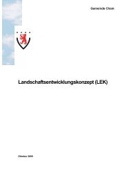 Landschaftsentwicklungskonzept (LEK) - Cham