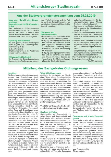 tadtmagazin a ltlandsberger s tadtmagazin a ltlandsberger s