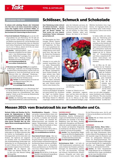 Takt - die Kundenzeitung von DB Regio Südost (PDF - Bahn