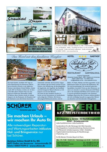 DieÃŸen am Ammersee - Tourist-Info-Diessen am Ammersee