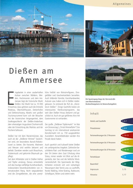 DieÃŸen am Ammersee - Tourist-Info-Diessen am Ammersee