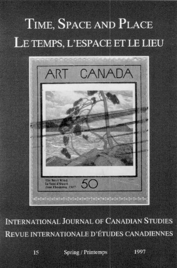 International Journal of Canadian Studies / Revue internationale d