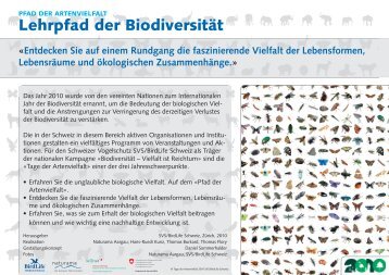 Lehrpfad der Biodiversität - Naturama