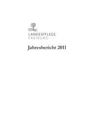 Jahresbericht 2011 - Landespflege Freiburg