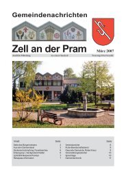 Ausgabe März 2007 - Zell an der Pram