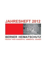 Download Jahresheft - Berner Heimatschutz