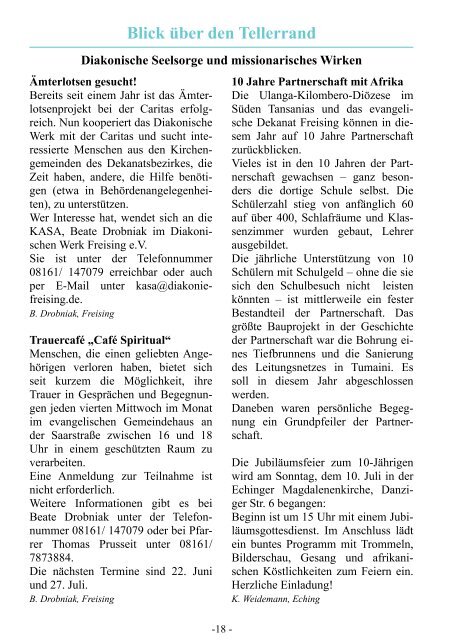 Gemeindebrief 2011-03 - Evang.-luth. Kirchengemeinde Neufahrn ...