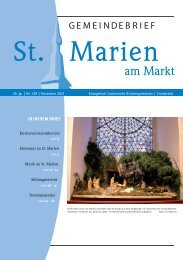 1 IN DIESEM BRIEF Kirchenvorstandsbericht Ehrenamt an St ...