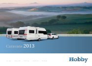 Caravans 2013 - Hobby Caravan