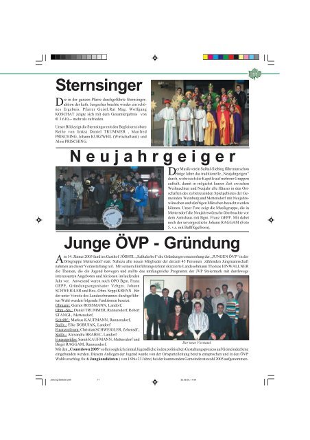 Zeitung Saßtaler.p65 - Mettersdorf am Saßbach