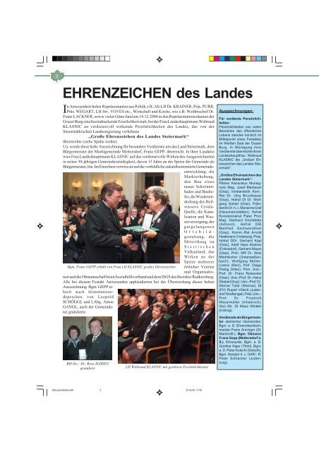 Zeitung Saßtaler.p65 - Mettersdorf am Saßbach