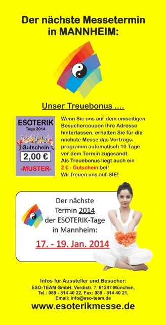 Vorträgen - bei esoterikmesse.de