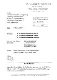 Berufung gegen Bescheid GKI (2,81 MB) - .PDF - Tösens