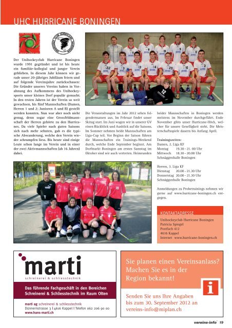 Download PDF - Vereins-info