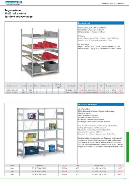 APS 2010 / 2011 - Wachter Lagertechnik