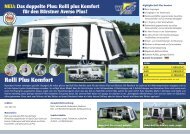 Infomaterial Flyer Rolli Komfort Plus - Wigo Zelte