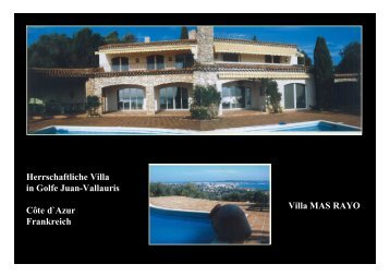 Villa MAS RAYO Herrschaftliche Villa in Golfe Juan-Vallauris Côte d ...