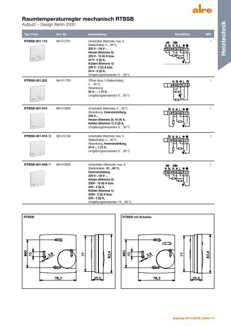 Produktkatalog 2011 2012 - ALRE