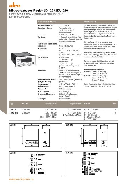 Produktkatalog 2011 2012 - ALRE