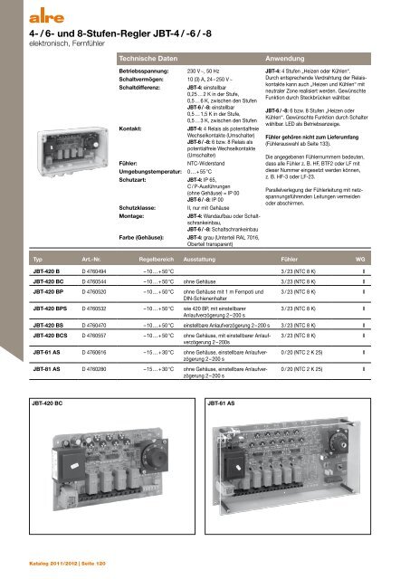 Produktkatalog 2011 2012 - ALRE