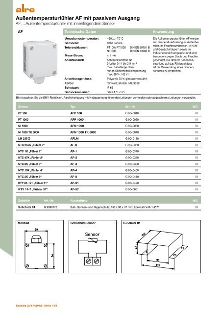 Produktkatalog 2011 2012 - ALRE