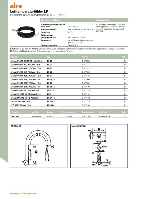 Produktkatalog 2011 2012 - ALRE