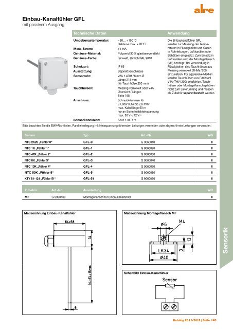 Produktkatalog 2011 2012 - ALRE