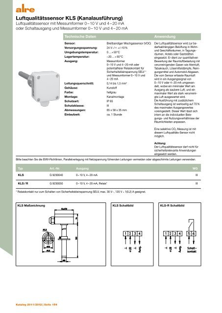 Produktkatalog 2011 2012 - ALRE