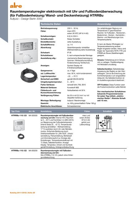 Produktkatalog 2011 2012 - ALRE