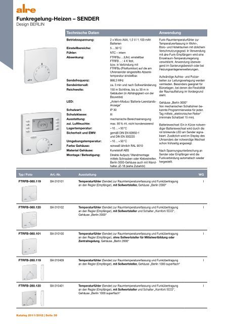 Produktkatalog 2011 2012 - ALRE