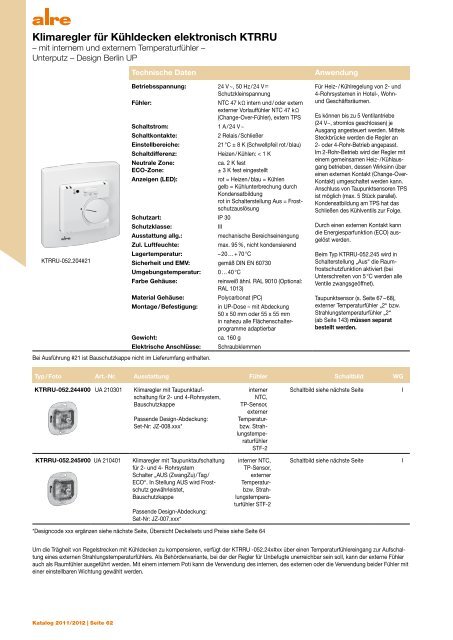 Produktkatalog 2011 2012 - ALRE