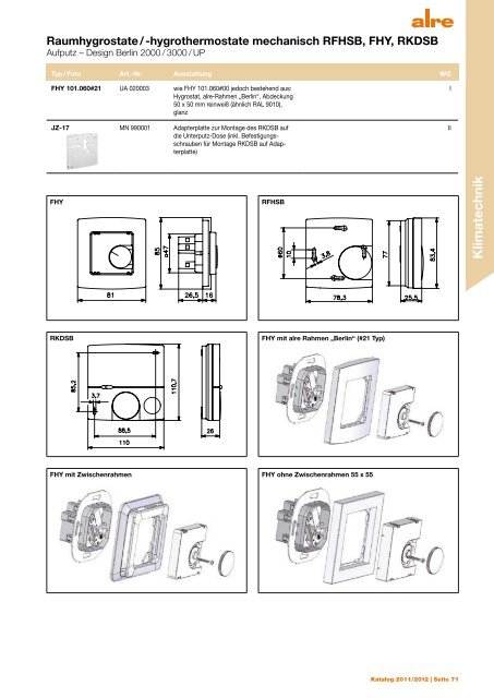 Produktkatalog 2011 2012 - ALRE