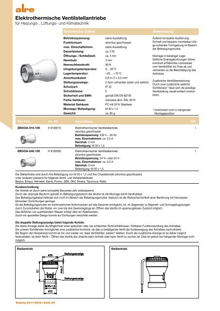 Produktkatalog 2011 2012 - ALRE