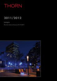 Lumiprix 1er octobre 2011 - THORN Lighting [Accueil]
