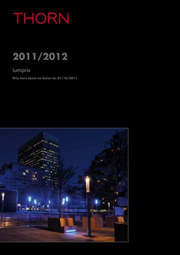 Lumiprix 1er octobre 2011 - THORN Lighting [Accueil]