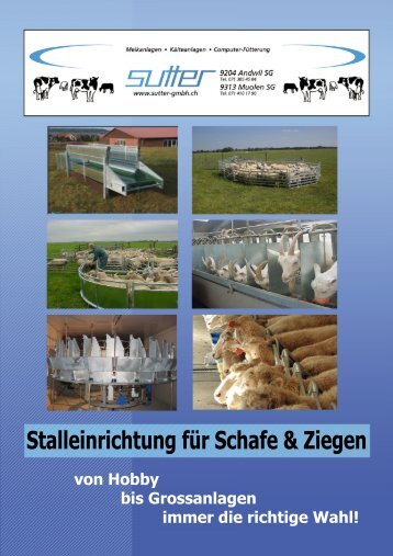 Schafstalleinrichtung - Sutter Landtechnik GmbH