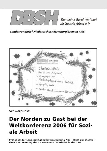 Landesrundbrief Niedersachsen/Hamburg/Bremen 4/06 Schwerpunkt