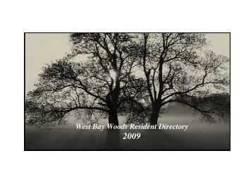 West Bay Woods HOA Home Page