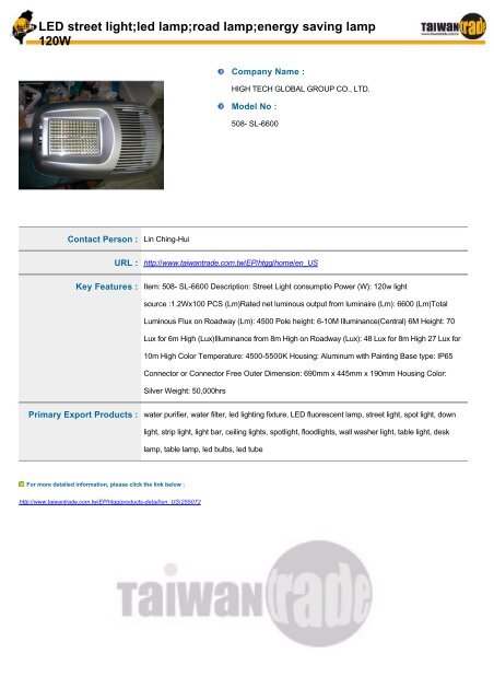 Taiwantrade Digital Catalogs of Green Life - Consumer Electronics ...