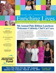 9th Annual Pink Ribbon Luncheon Welcomes ... - Proscan Imaging
