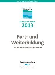 JAhREsPRoGRAMM 2013 Fort - Wannsee-Schule