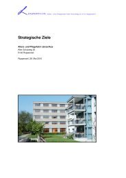 Strategische Ziele - Alters- und Pflegeheim Länzerthus