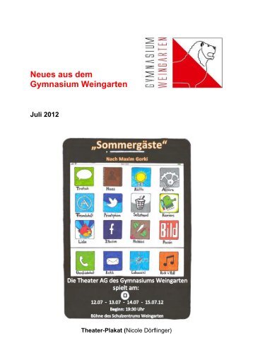 Ausgabe 3/2012 (Juli) - Gymnasium Weingarten