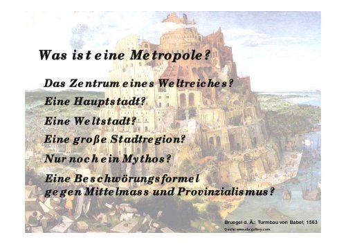 Präsentation Dieter Läpple (4,3 MB, pdf) - Zukunft Metropole