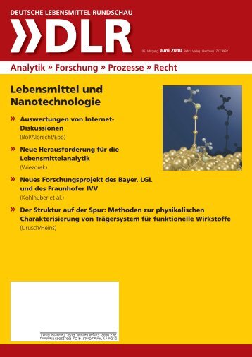 nanotechnologie lebensmittel